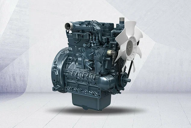 Kubota D722 diesel engine in a Rippa mini excavator — Kubota mini excavators Switzerland